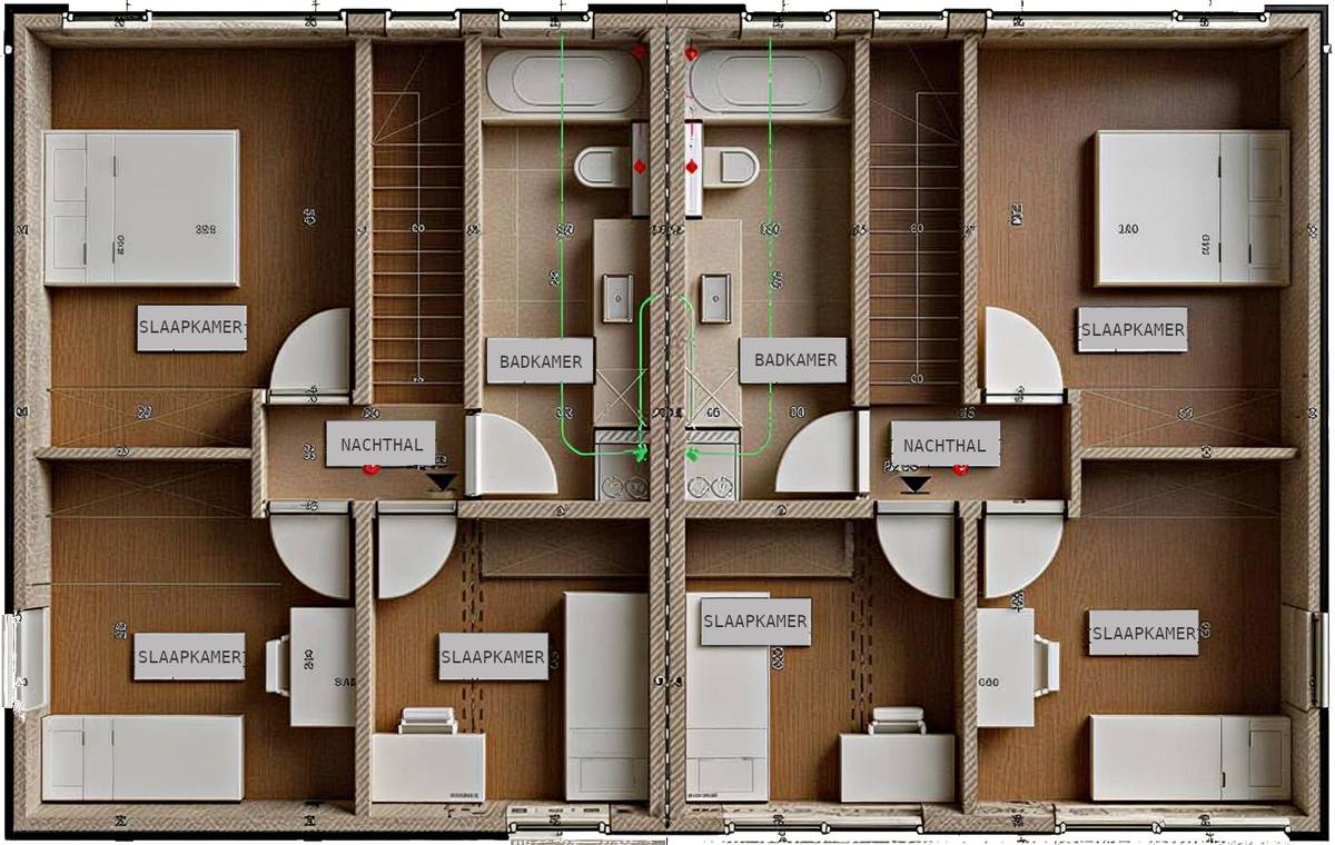 Koolmeesstraat Leopoldsburg — Grondplannen 2